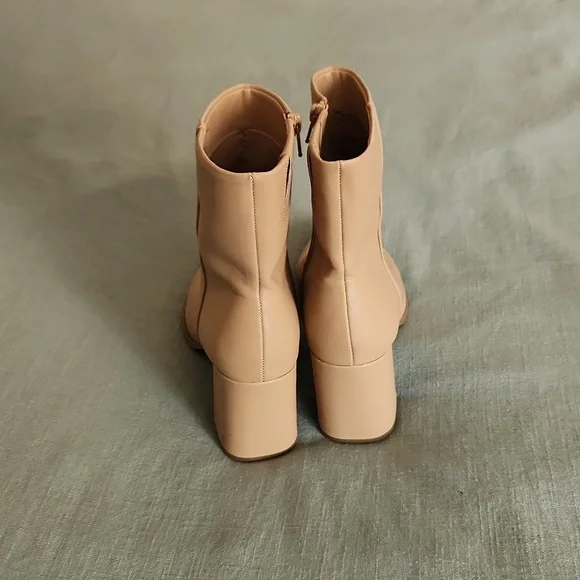 A New Day Nude Ankle Boots - Picture 3 of 8